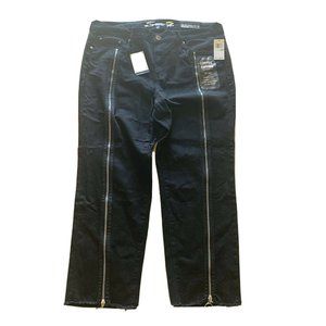 Seven7 Black Straight Leg Jeans